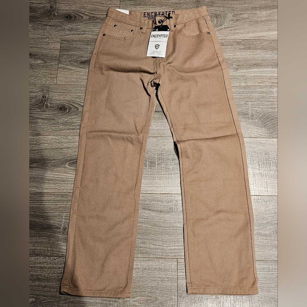 Encrypted supply co. Men’s streetwear khaki Denim Jeans Size 18 new with tags